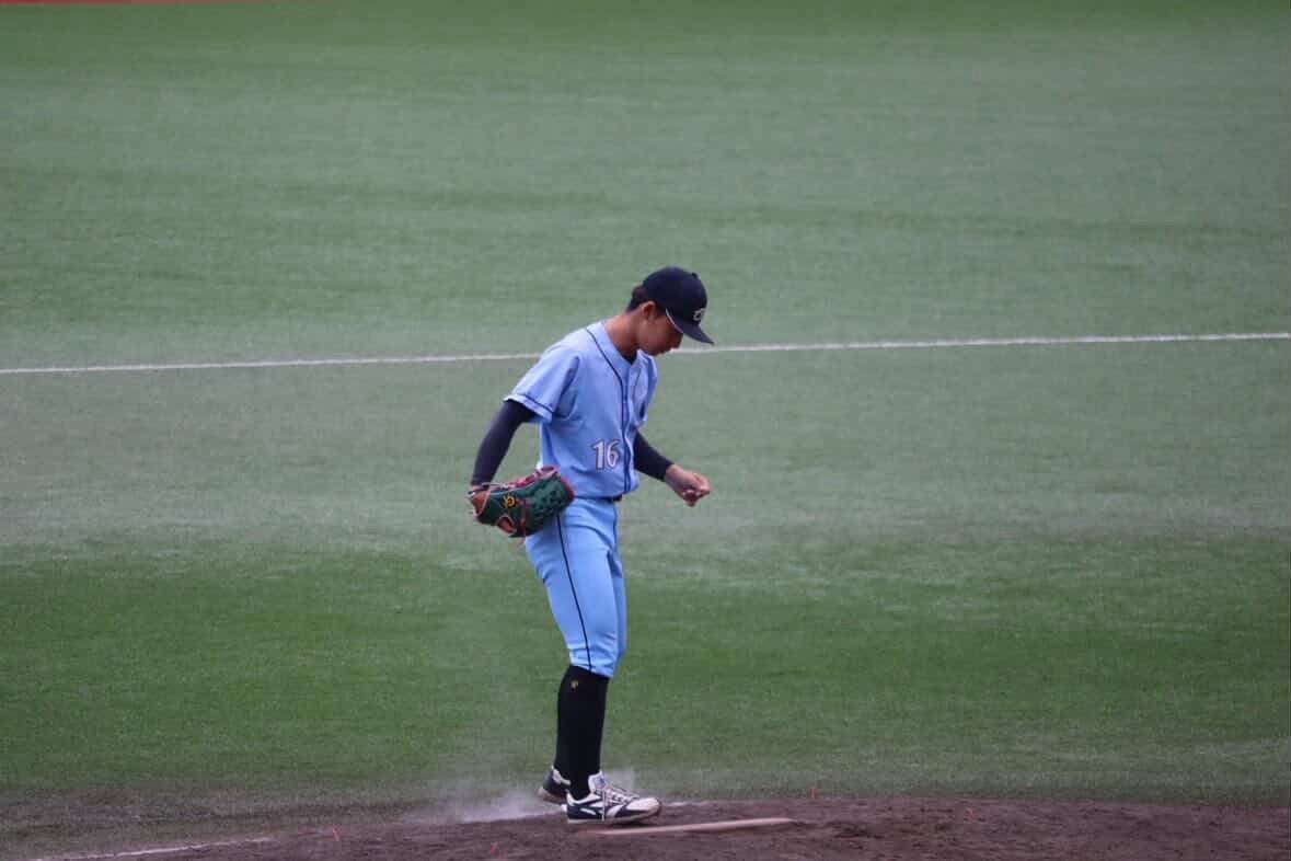 追手門学院大 #16 石原煌ノ介選手にGTグラブ を愛用いただいています