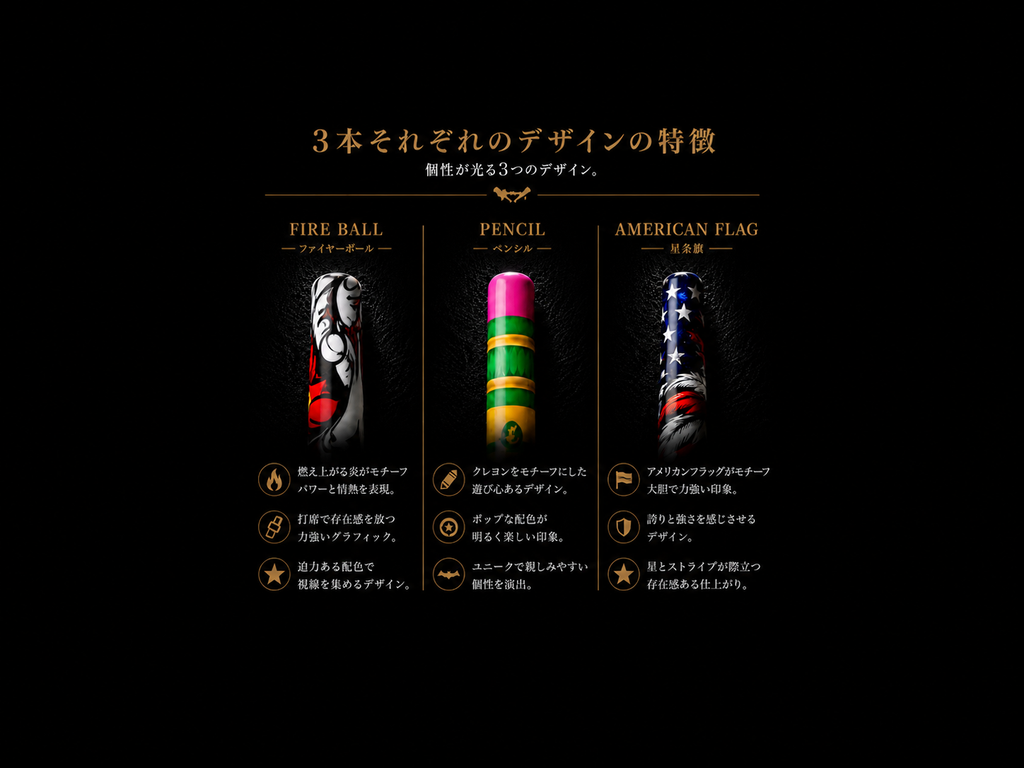 Bat Wraps アメリカンPOP 3本セット【限定10セット】